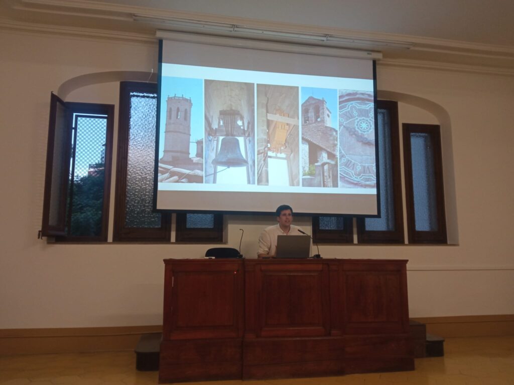 1a ponència: "Salvar el so del cel", a càrrec de Carles Freixes, delegat de Patrimoni del Bisbat de Solsona.